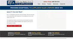 Desktop Screenshot of bjstvandappliance.com